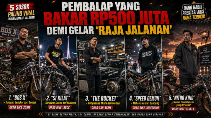 DRAG RACE LOKAL: 5 PEMBALAP YANG BAKAR RP500 JUTA DEMI GELAR 'RAJA JALANAN' - WORTH IT ATAU CUMA GILA?